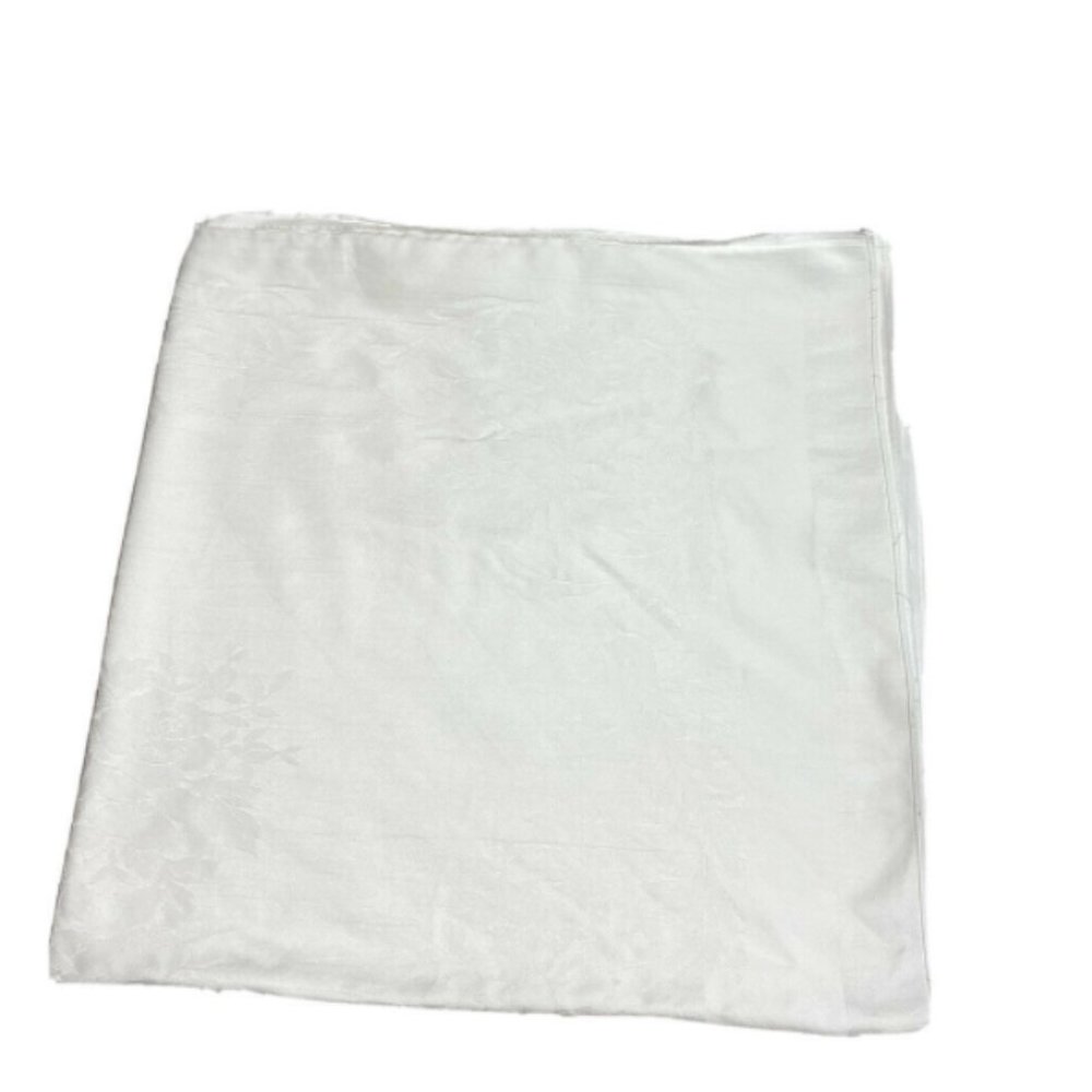Vintage Beautiful Custom White Tablecloth
